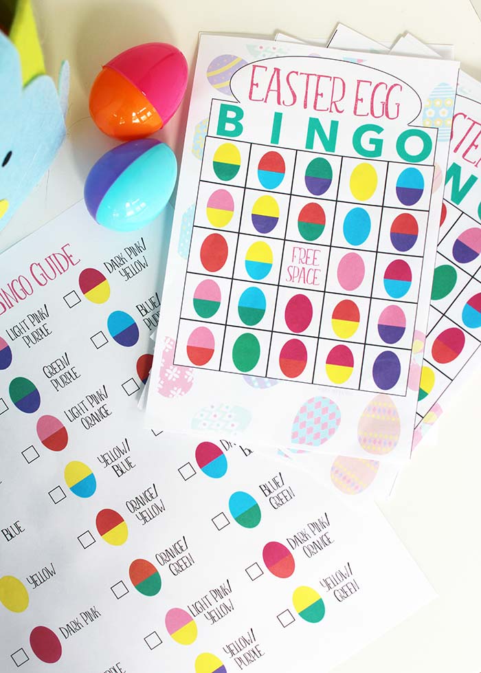 Easter Egg Bingo Game