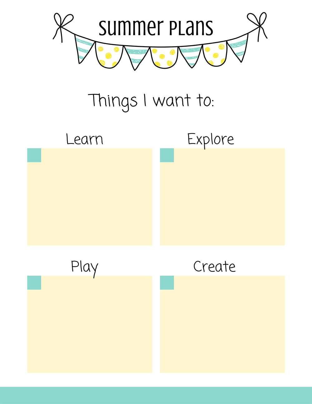 Summer Journal for Kids