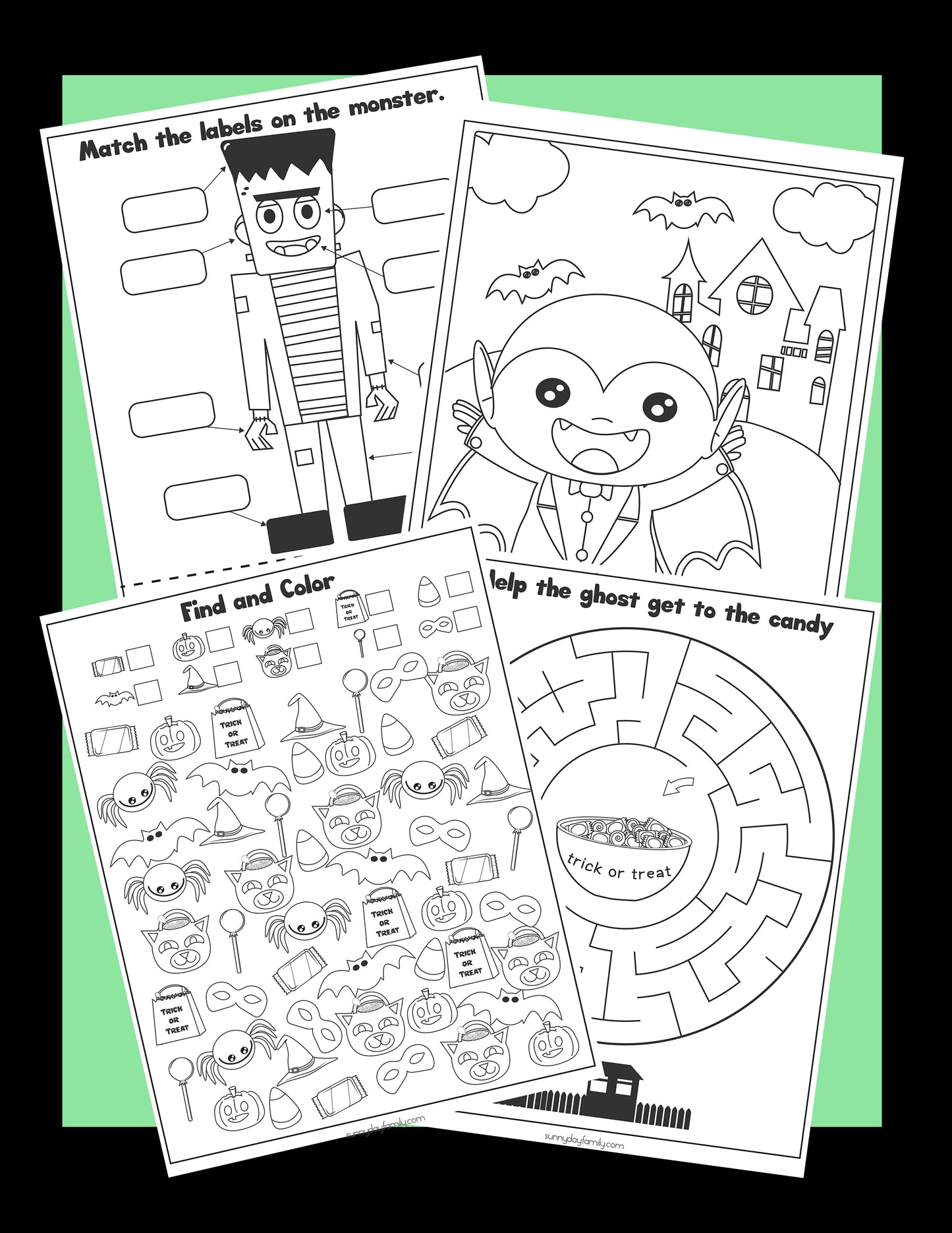 Halloween Activity Book