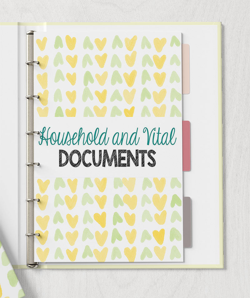 Family Emergency Planning Binder