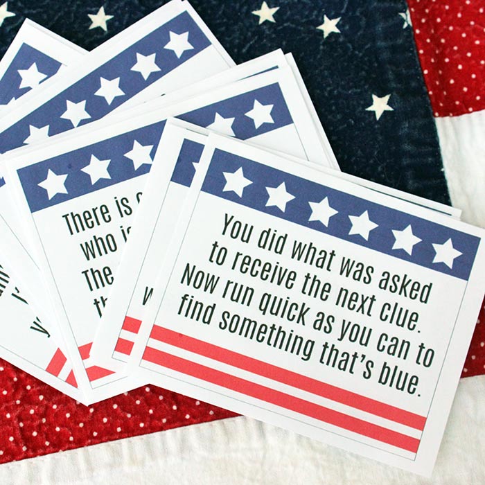 July 4 Scavenger Hunt