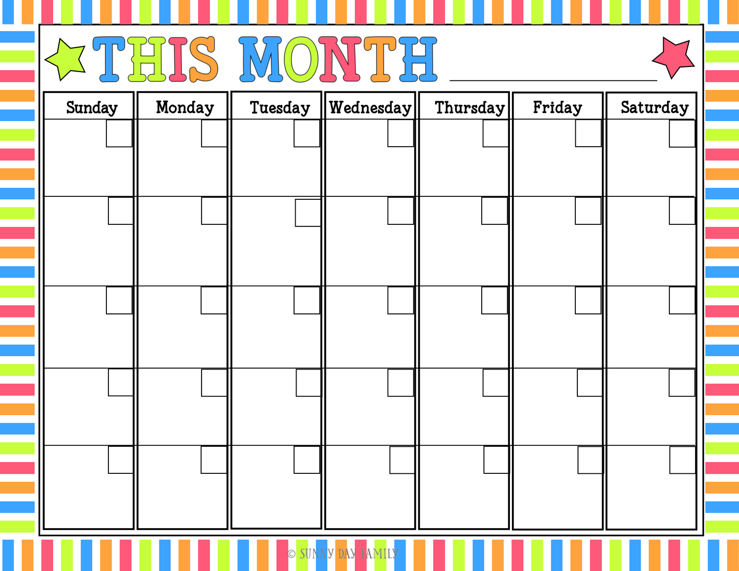 Mini Planner for Kids