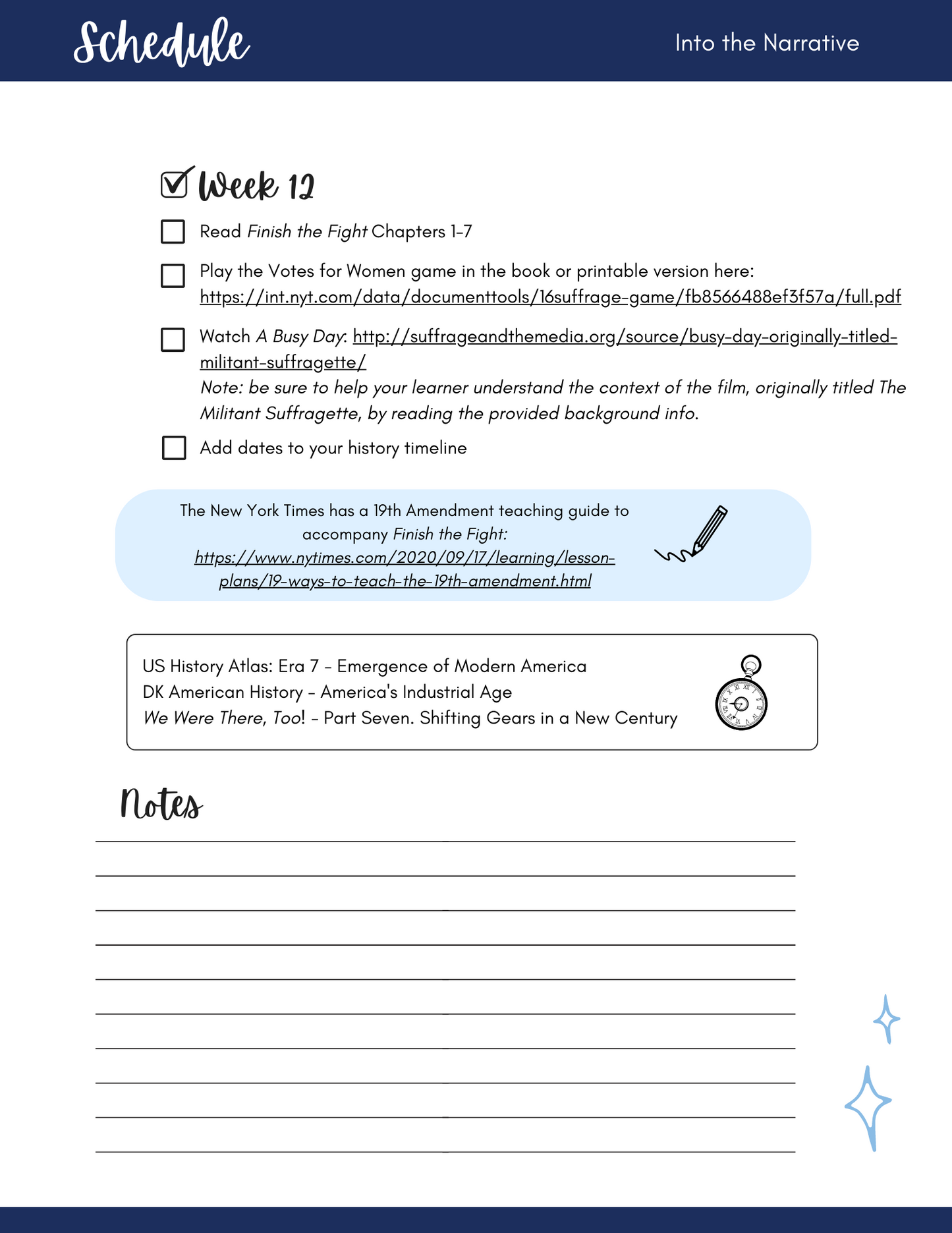 *NEW* Into the Narrative: Modern US History for Middle Grades