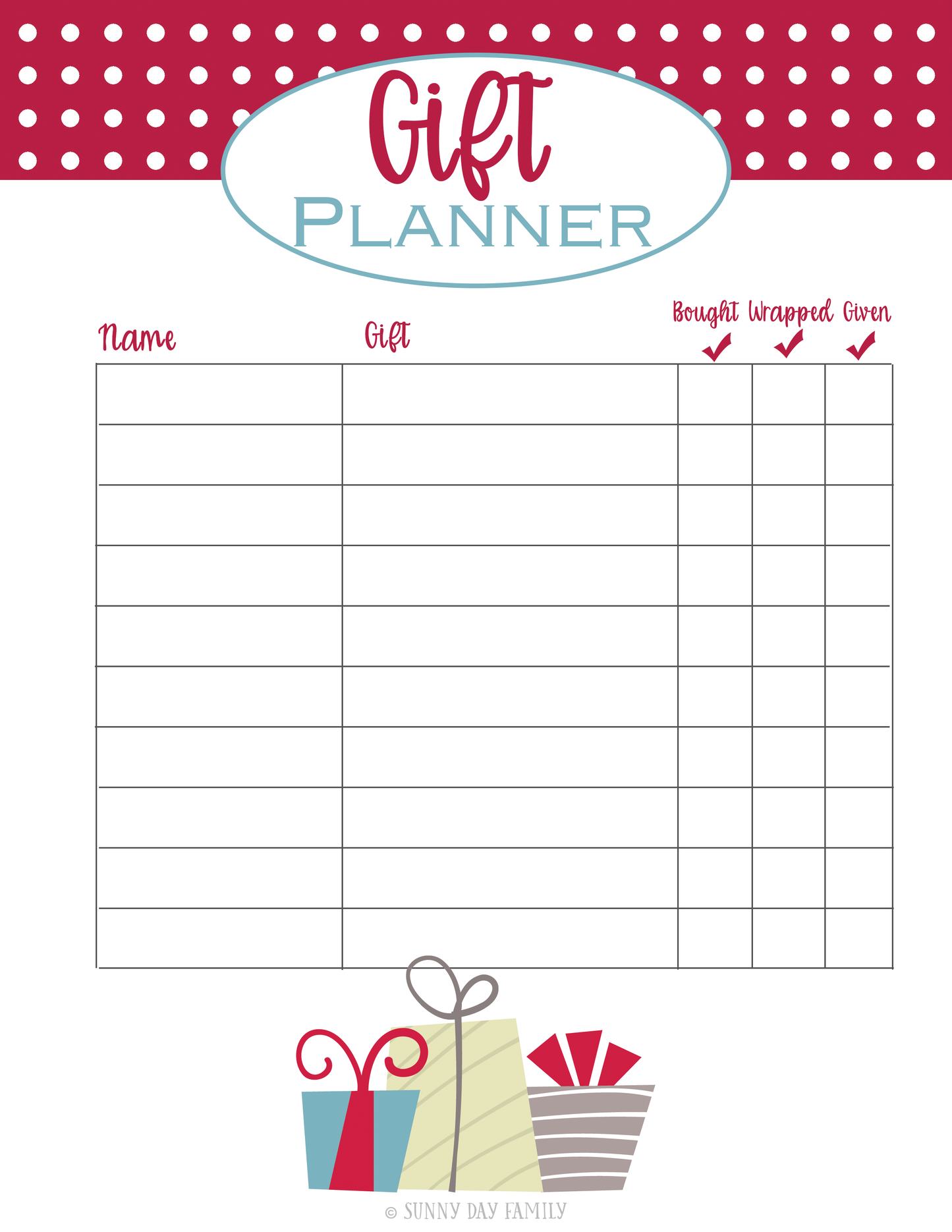 Christmas Planner