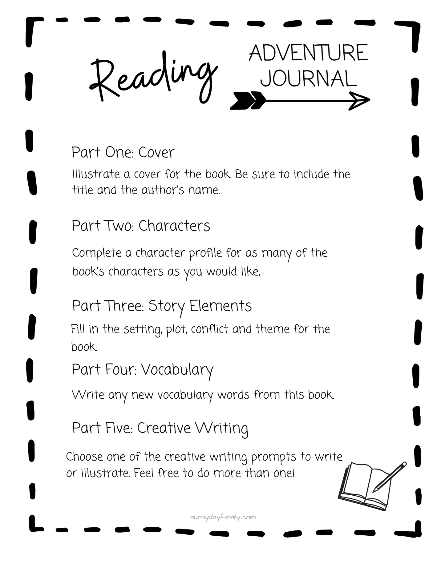 Reading Adventure Journal