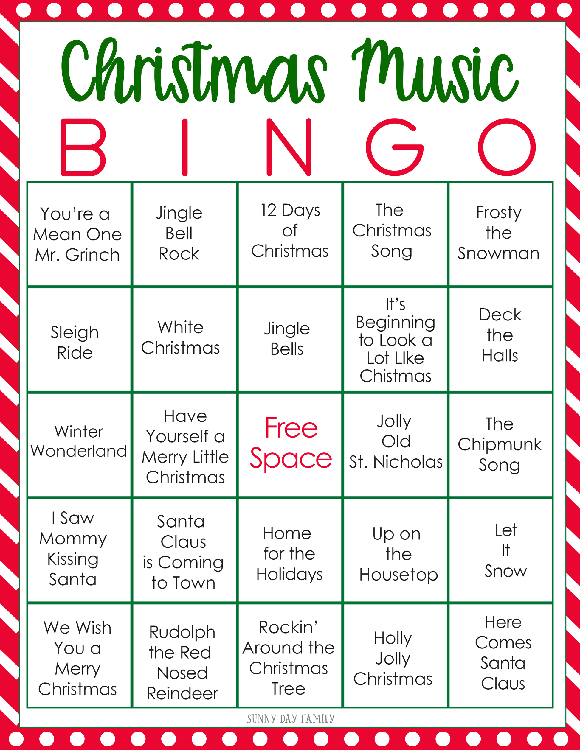 christmas-music-bingo-sunnydayfamily for Christmas Music Bingo Free Printable Christmas Music Bingo – sunnydayfamily for Christmas Music Bingo Free Printable