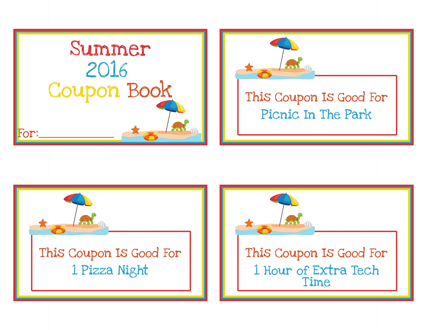 Summer Activity Planner