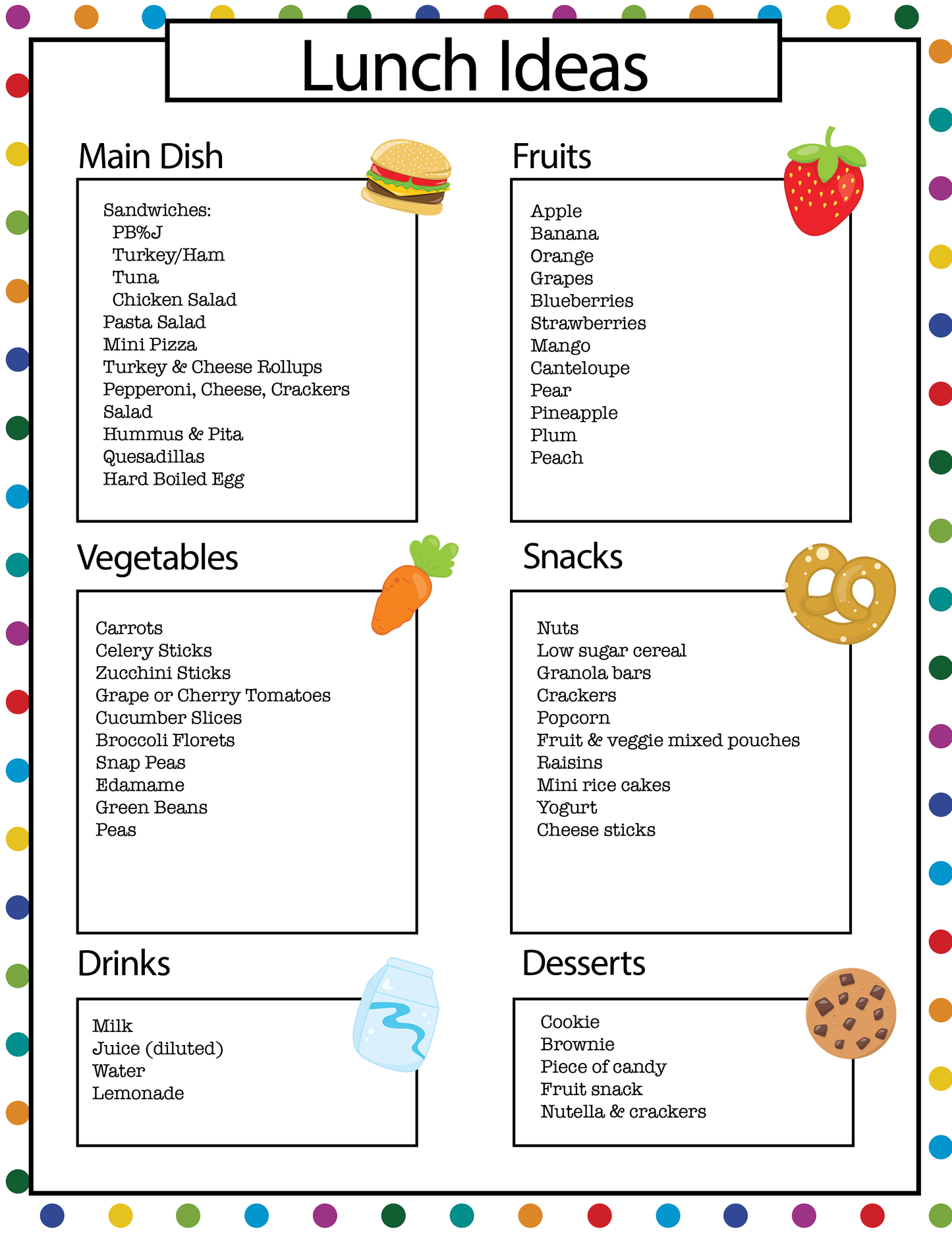 Kids Lunch Planner – sunnydayfamily Kids Lunch Planner – sunnydayfamily