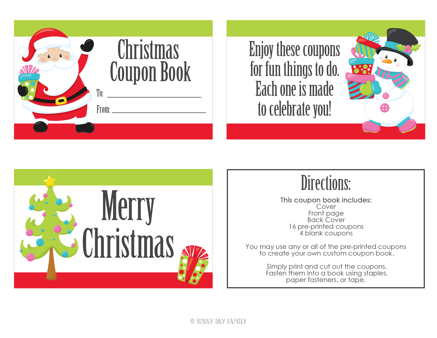 Printable Christmas Coupons