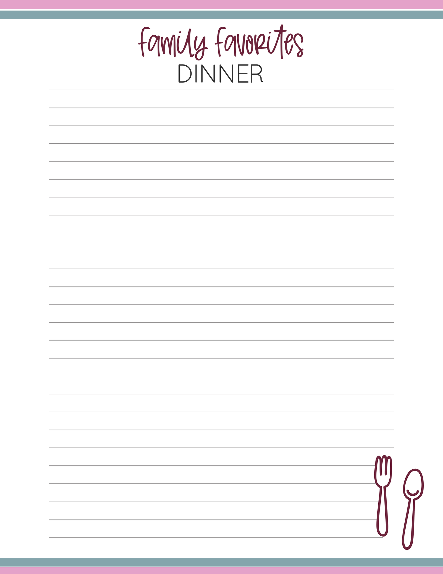 Family Meal Planner